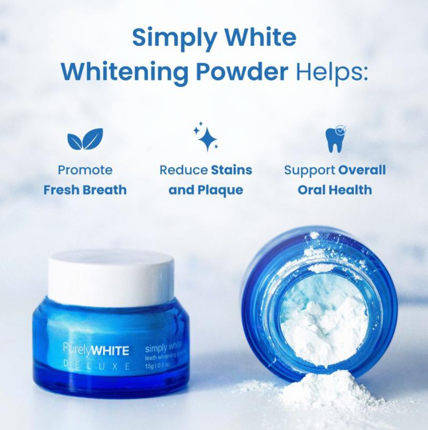 Instant Whitening and Stain Removal Powder