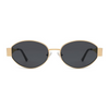 Oval Metal Sunglasses